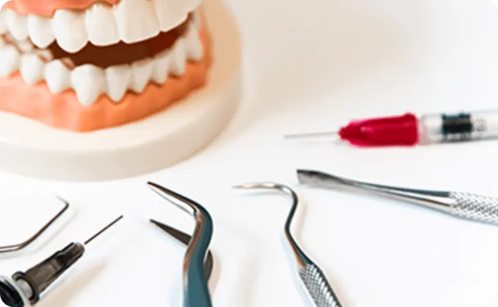歯科治療に使う器具の画像